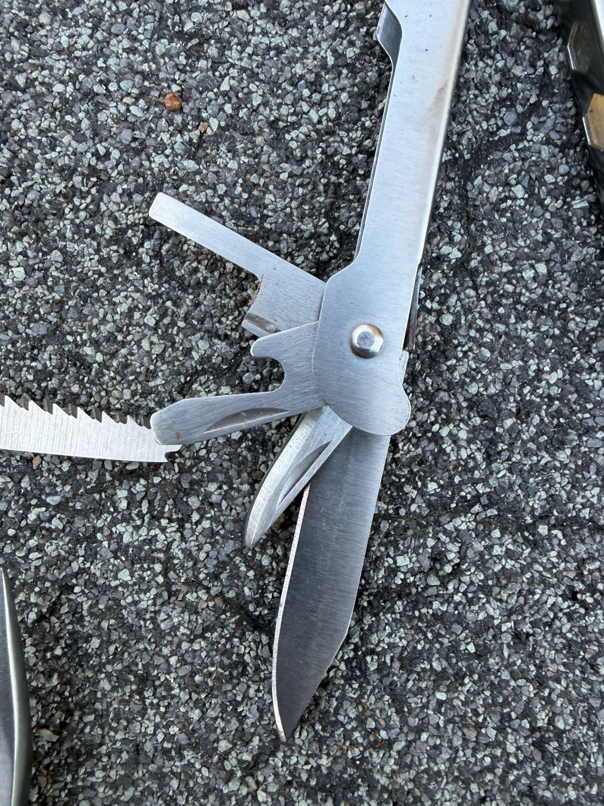 Vintage American Camper Multi-Tools, Lot of 4, Pocket Knife Pliers Screwdriver