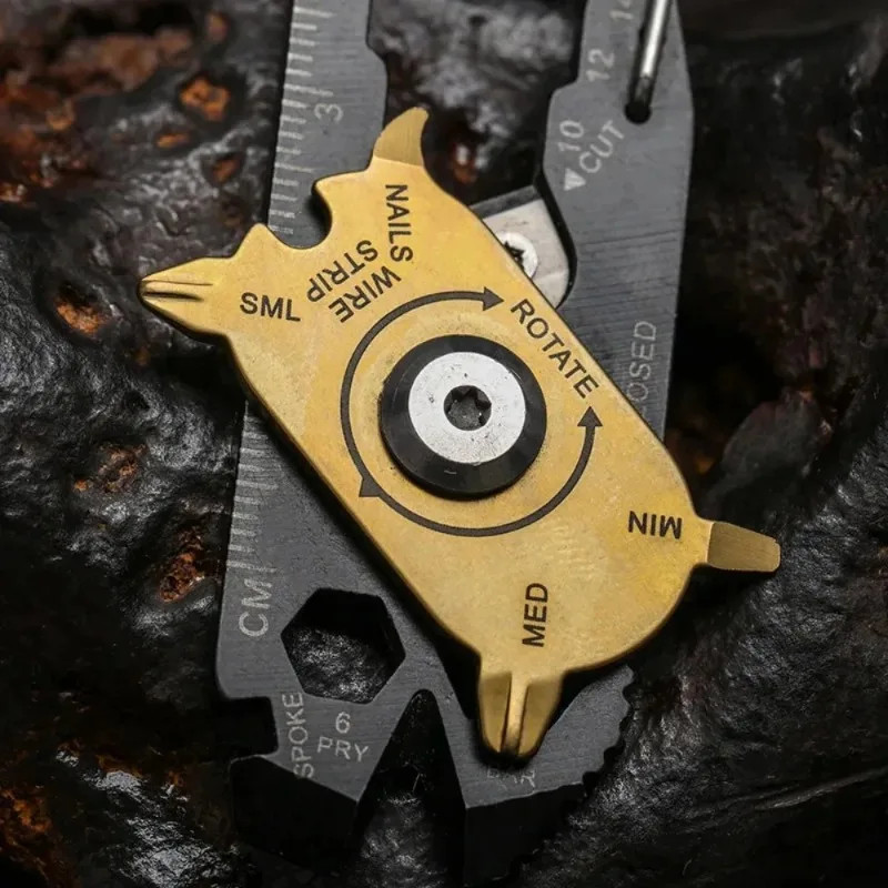 Outdoor 20 in 1 Multi Functional Combination Tool Stainless Steel EDC Tool Card