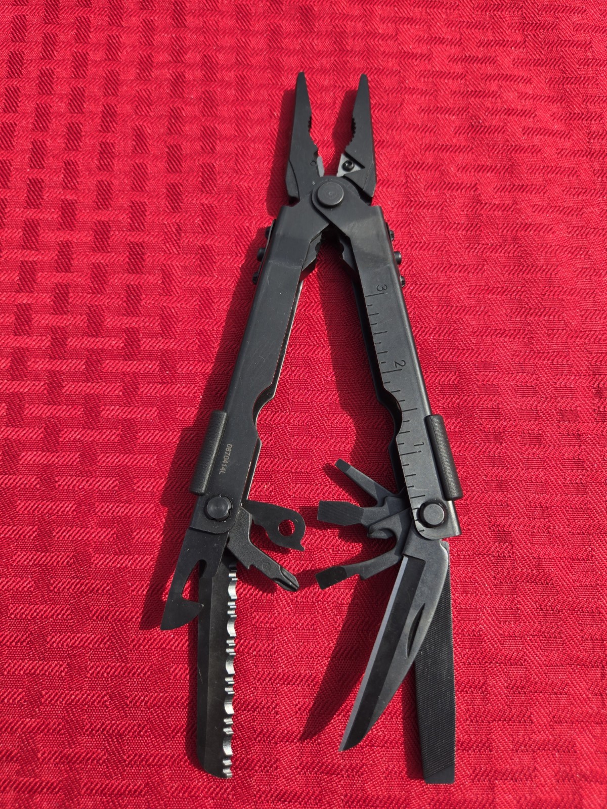 GERBER MP600 Black Oxide Finish Multi Tool Knife Plier w/sheath Carbide USA EXC