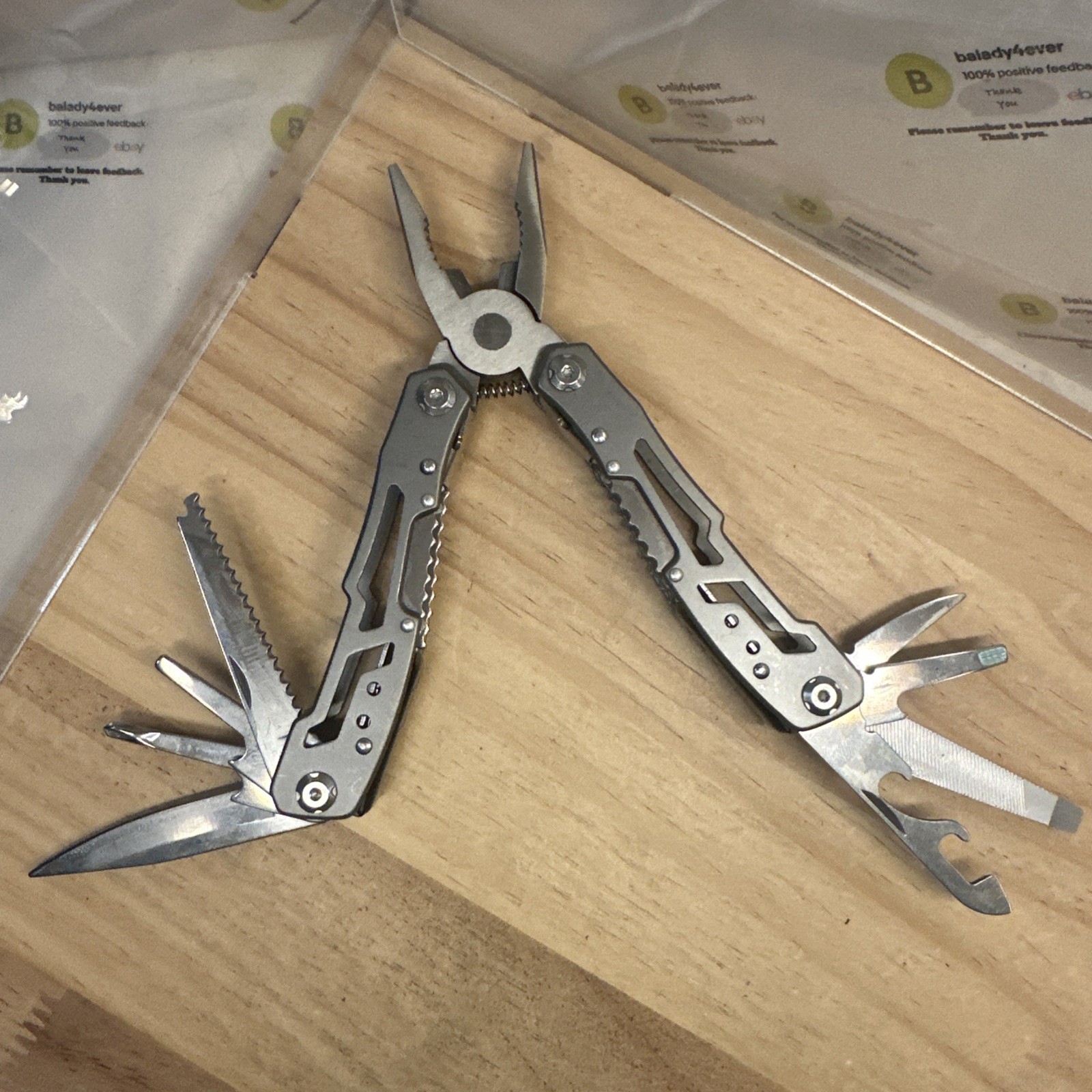 fangfo 14-in-1 Multitool-Everyday, Outdoor, Survival, Camping, Hunting & Hiking