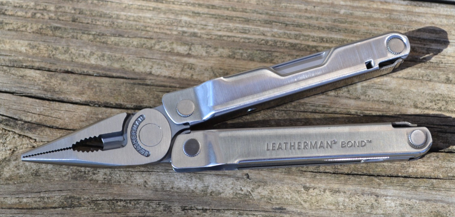 Leatherman Bond Silver Stainless Multi-Tool Knife Pliers & Other Tool–New Other