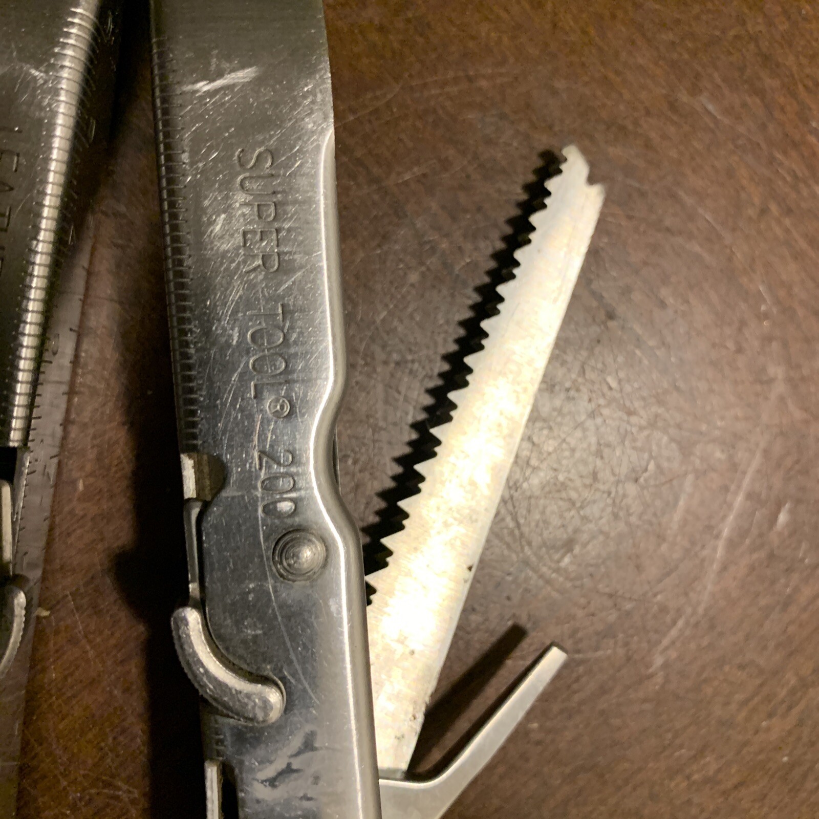 Leatherman Super Tool 200 USA Stainless Steel MultiTool Full Size Camping Hike