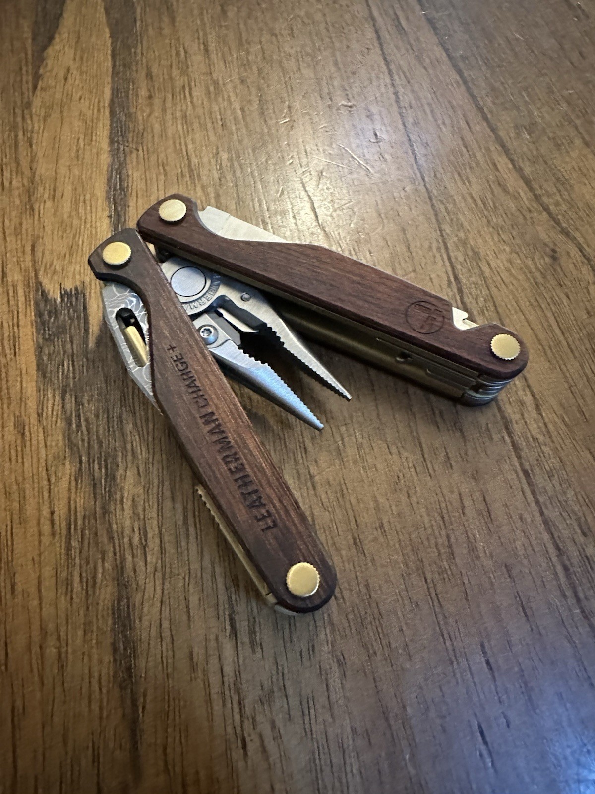 Leatherman Charge Plus Wood Damascus Rare 1 Of 300 Multitool Vintage 2019