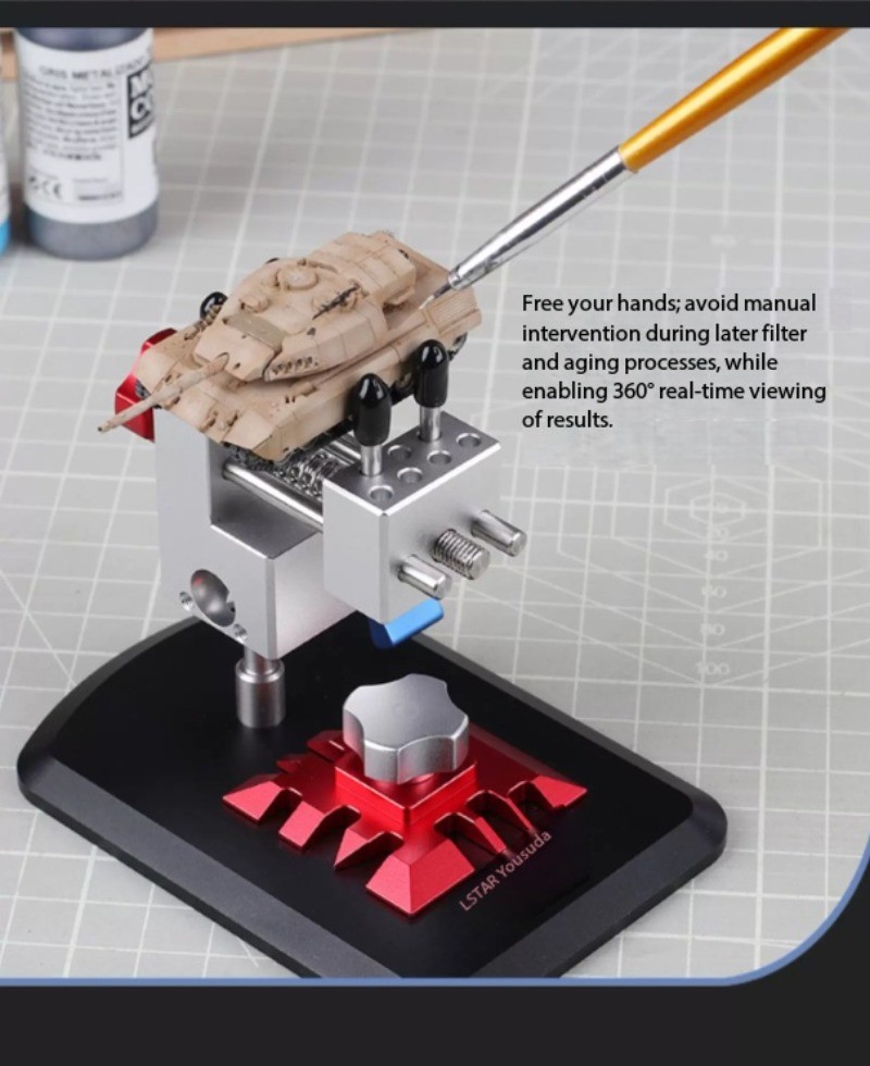 360° Universal Tool Holder: Multi-Purpose High-Precision Bench Vise Fixture