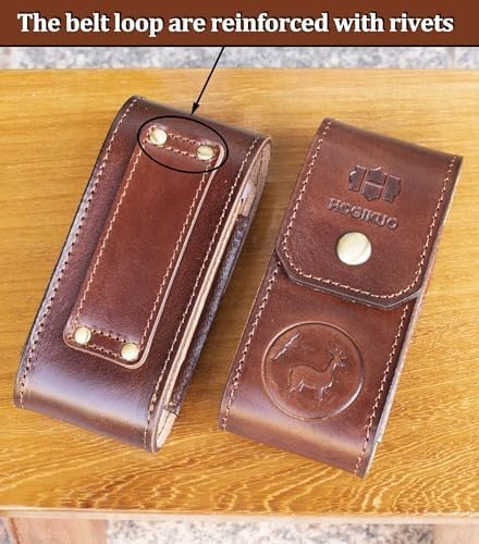Leather Multitool Sheath，Multi Tool Holster for Leatherman, Gerber, SOG and Simi