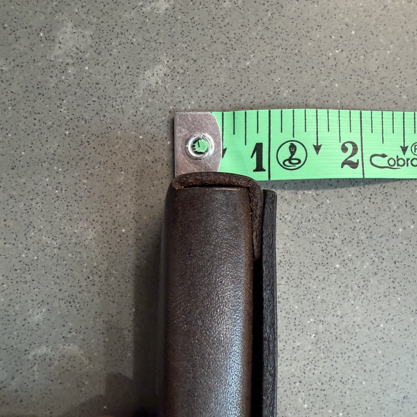 Leatherman Original Black Leather Belt Sheath ONLY – 4” Tool Case- Vintage NOS