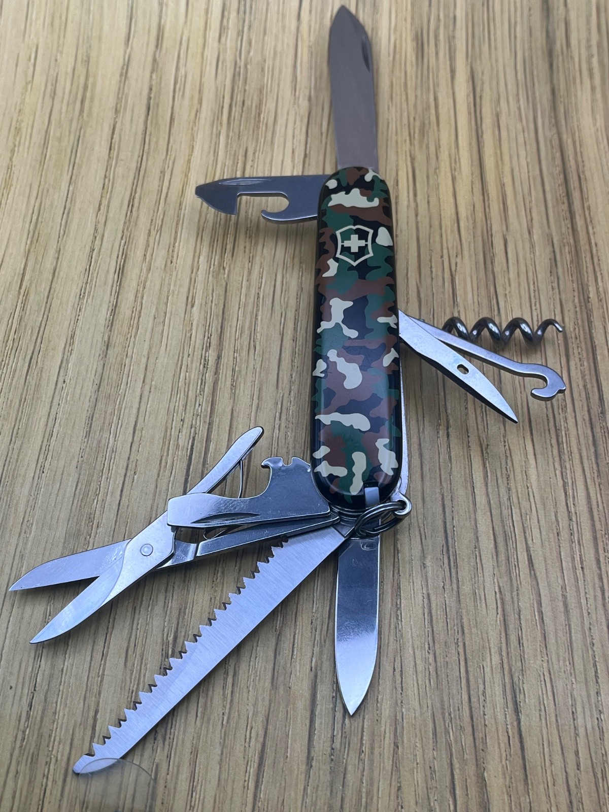 Victorinox Huntsman 91mm Swiss Army Knife Cleaned, Sharpened, Polished