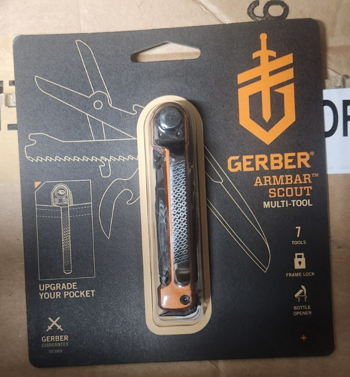 NEW GERBER Armbar Scout Multi-Tool AMBER ORANGE 1064393.