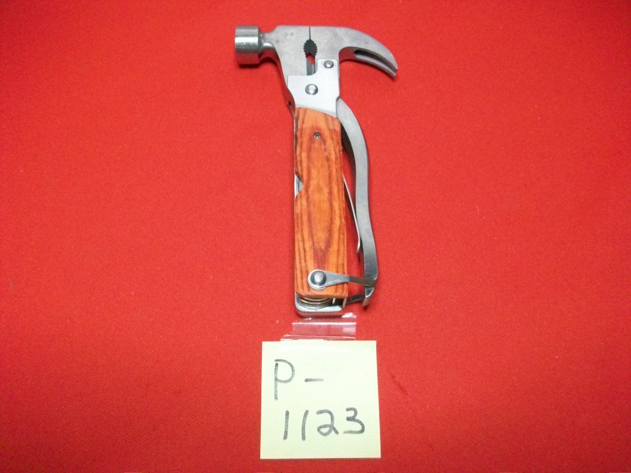 COLLECTIBLE SURVIVAL TOOL W/ MULTIPLE TOOLS BUILT-IN GREAT FOR CAMPING & HIKING
