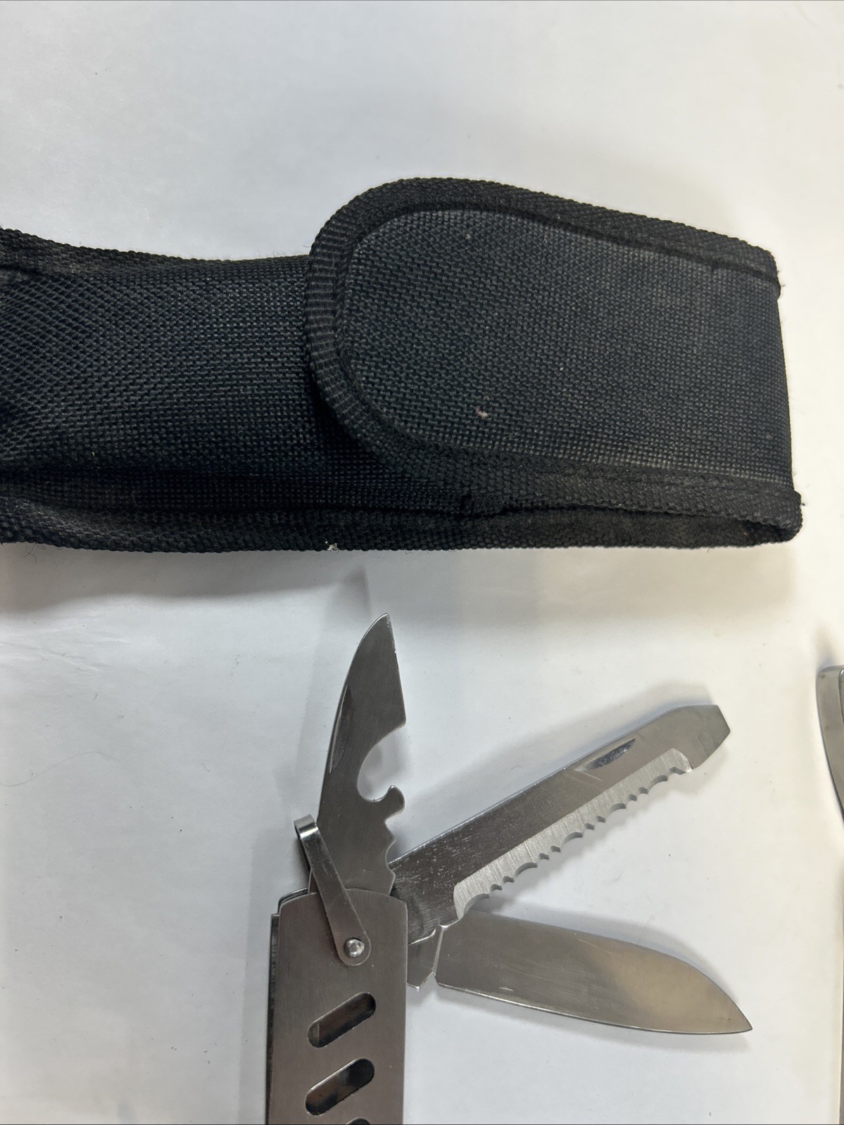 Used Lot of 3 Multi-Tool Pliers 1 MultiMaster and 2 General, Plus Sharpen Stone