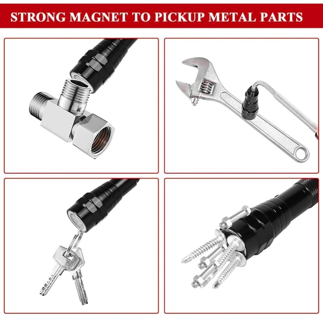LED Magnetic Pickup Tool, Gifts for Men Husband Him Dad, Father’s Day Birthday G