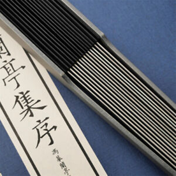 12” Titanium Alloy Folding Fan Martial Arts Portable Kung Fu Tai Ji