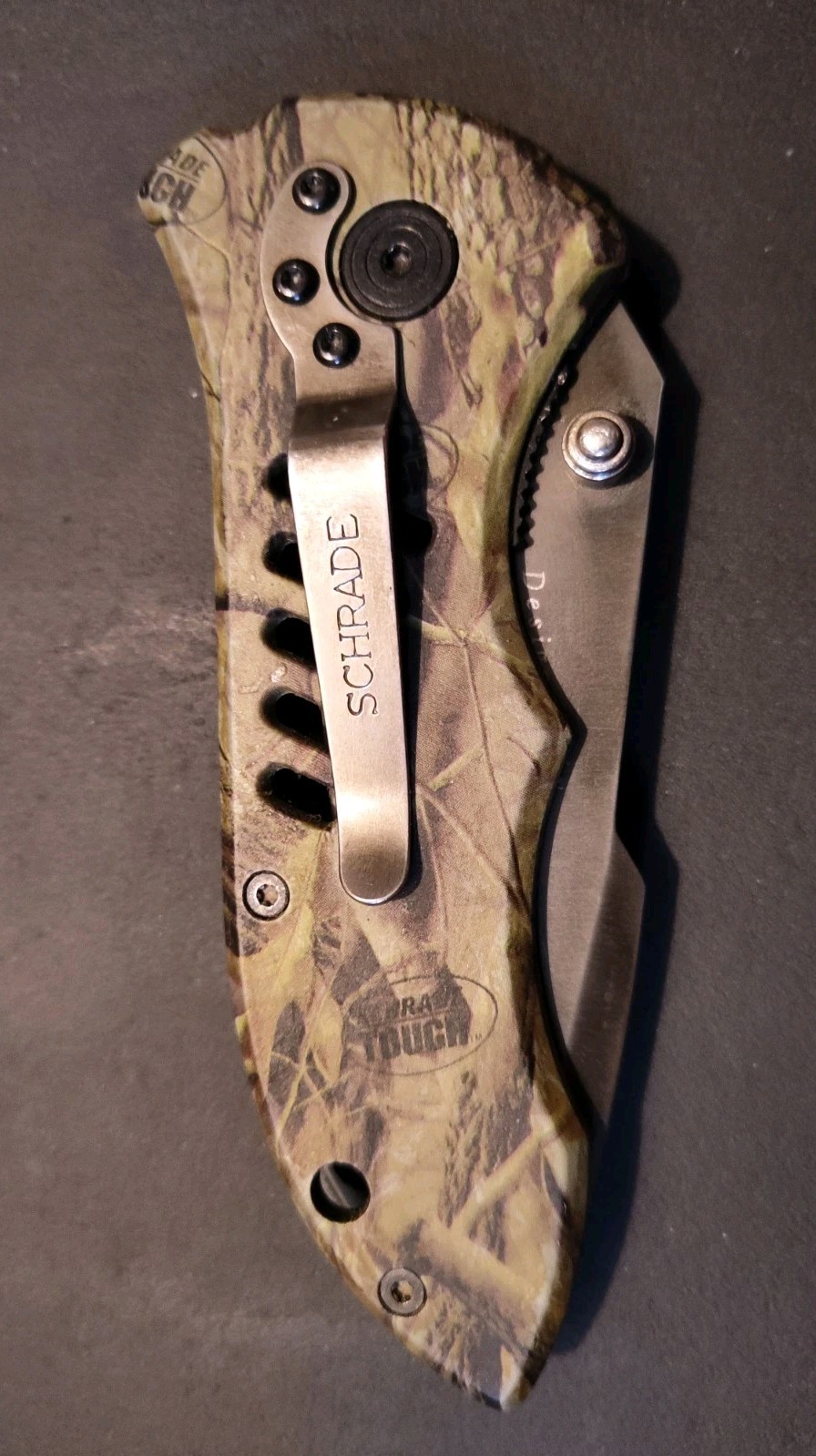 Schrade Tough ST5C Liner Lock Manual Pocket Clip Knife