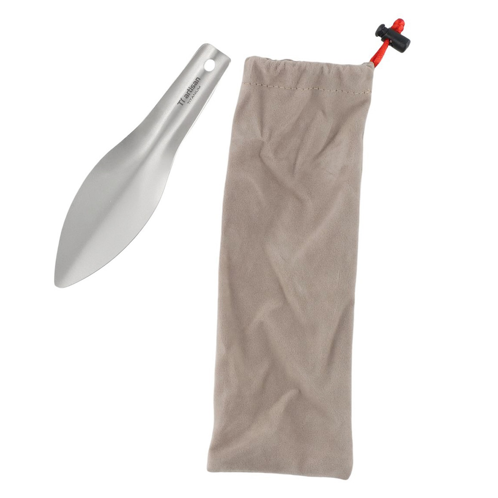 Curved Design Garden Trowel for Easy Digging Camping Hiking 155x40mm 0.8mm
