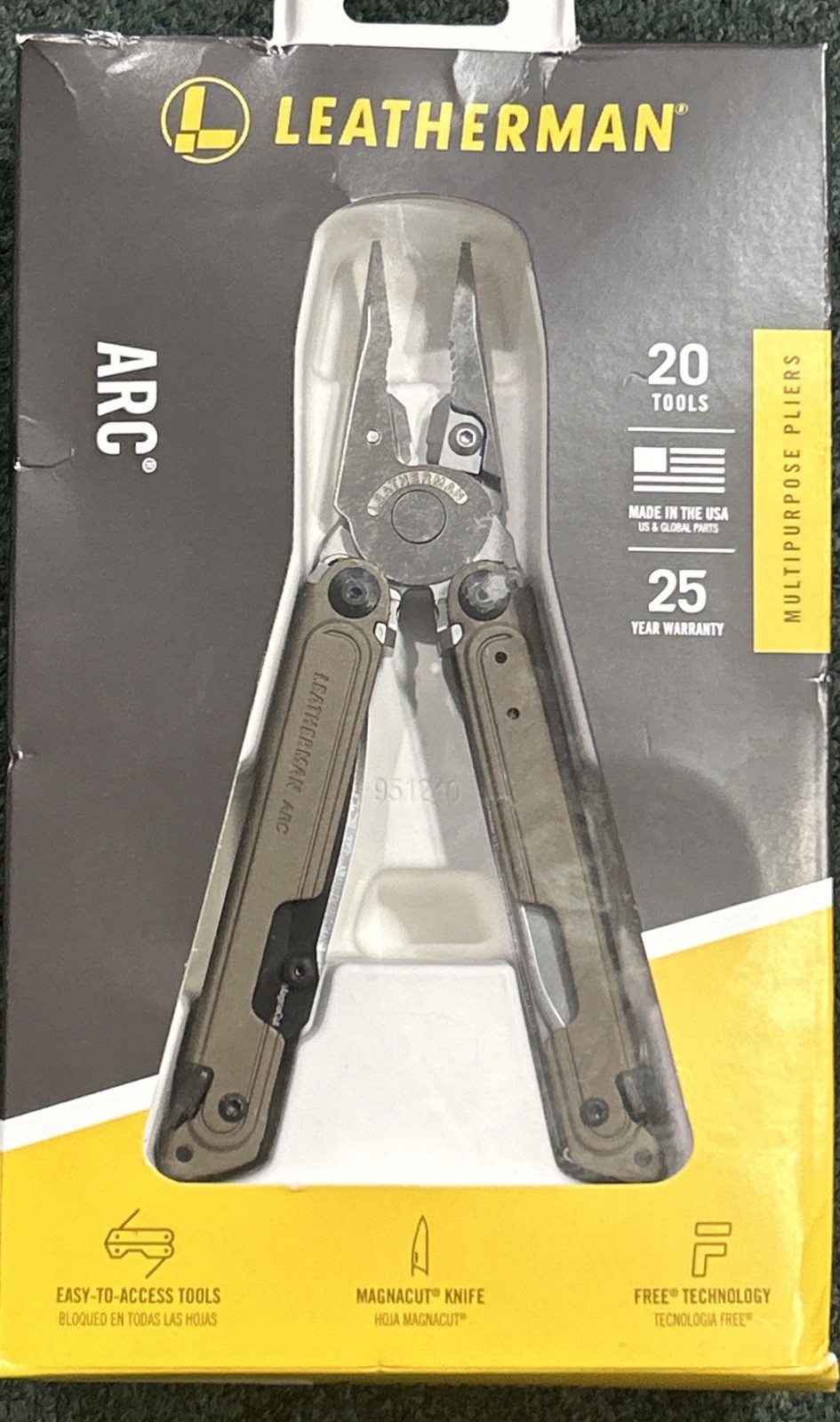 LEATHERMAN ARC TALOS MULTI-TOOL MULTIPURPOSE PLIERS & 20 TOOLS BRAND NEW SEALED