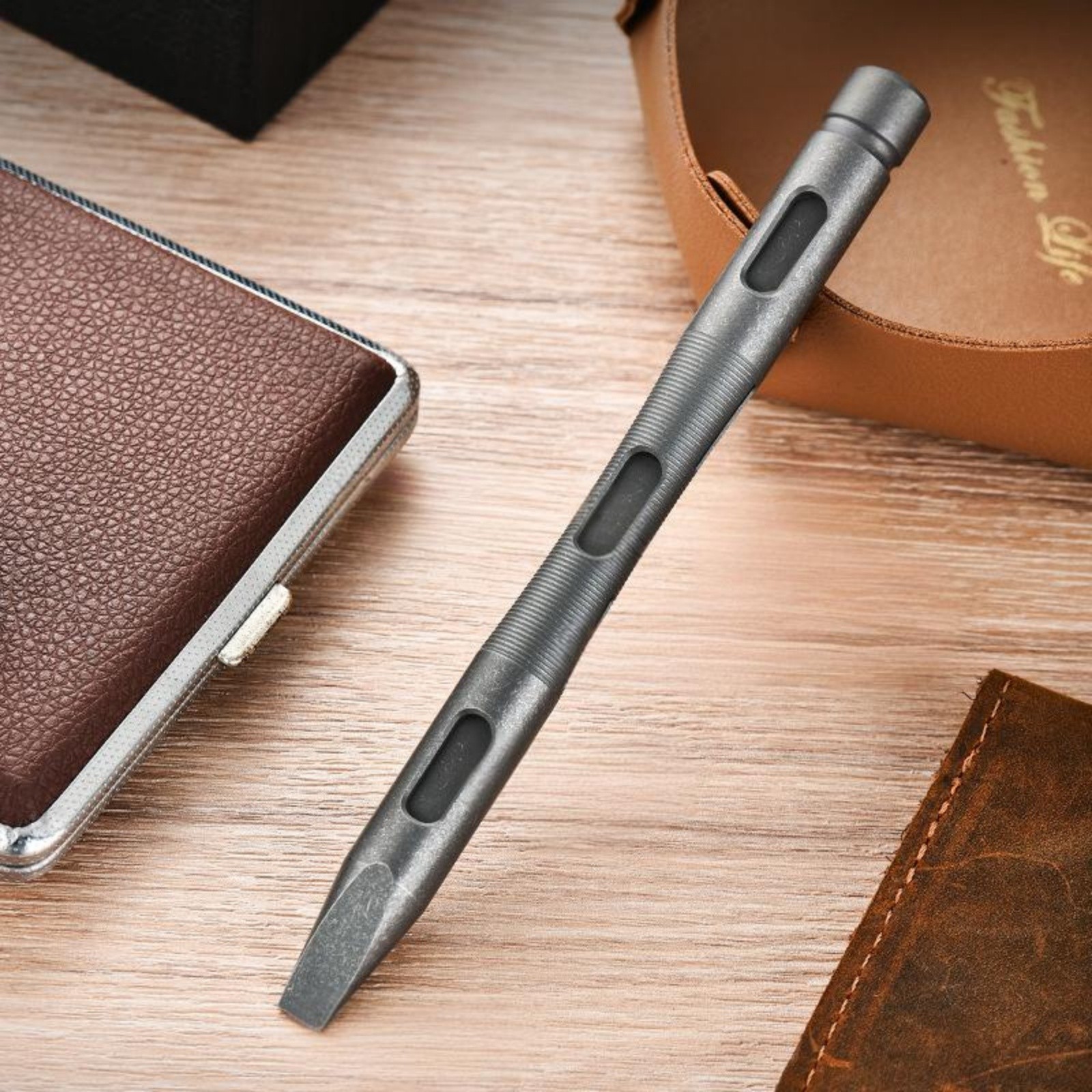 EDC Titanium Alloy Pry Bar Camping Gear Portable Outdoor Multi Tools
