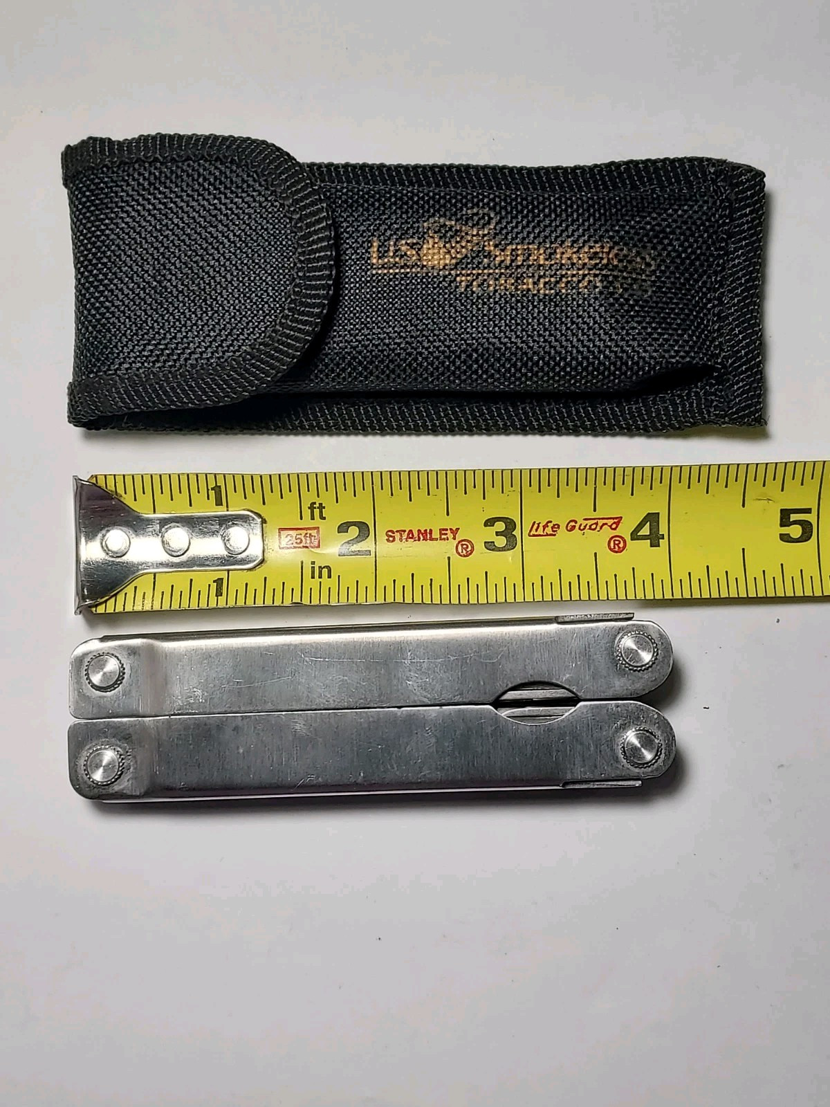 Nylon Pouch advertising US Smokeless Tobacco with Multi Tool – Pliers, Blade