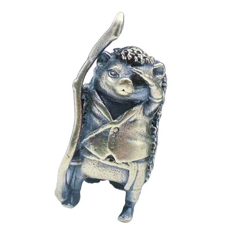 Hedgehog Shape Lanyard Beads Paracord Beads Brass Charm Beads Enduring