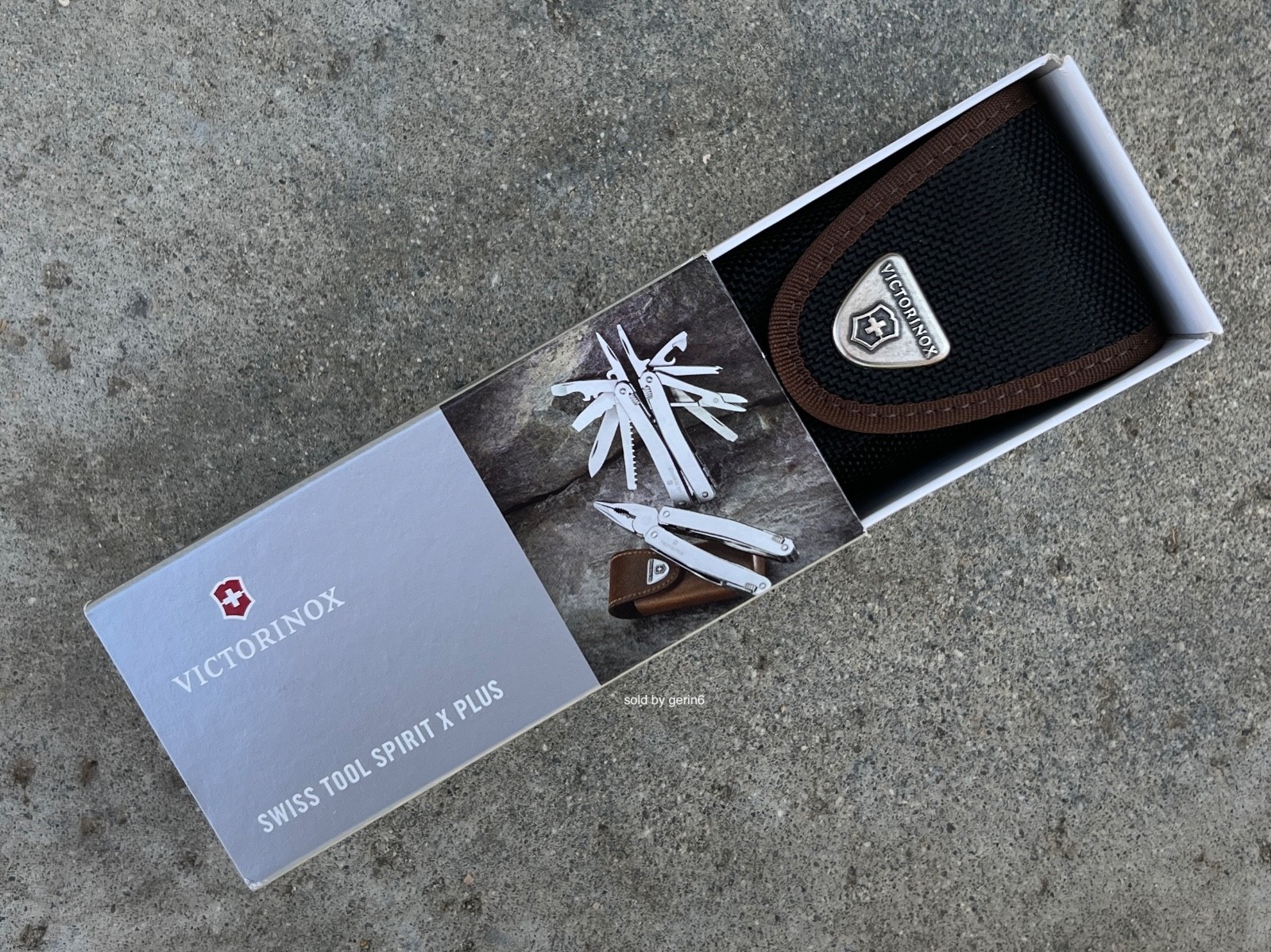 Victorinox Swiss Army Knife, SwissTool Spirit Plus Ratchet & Pouch 3.0236.N NIB