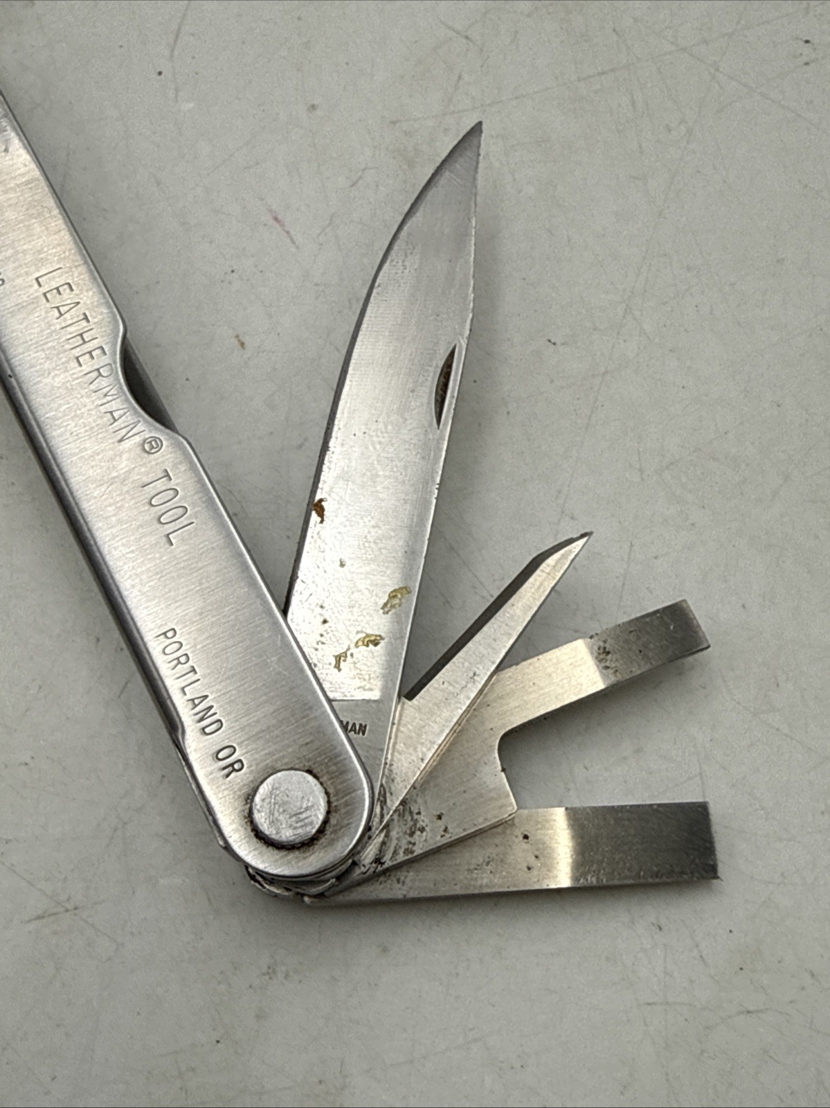 Vtg 1993 Orig. Leatherman PST POCKET SURVIVAL TOOL US Reg. 1325473 W/ Nylon Case