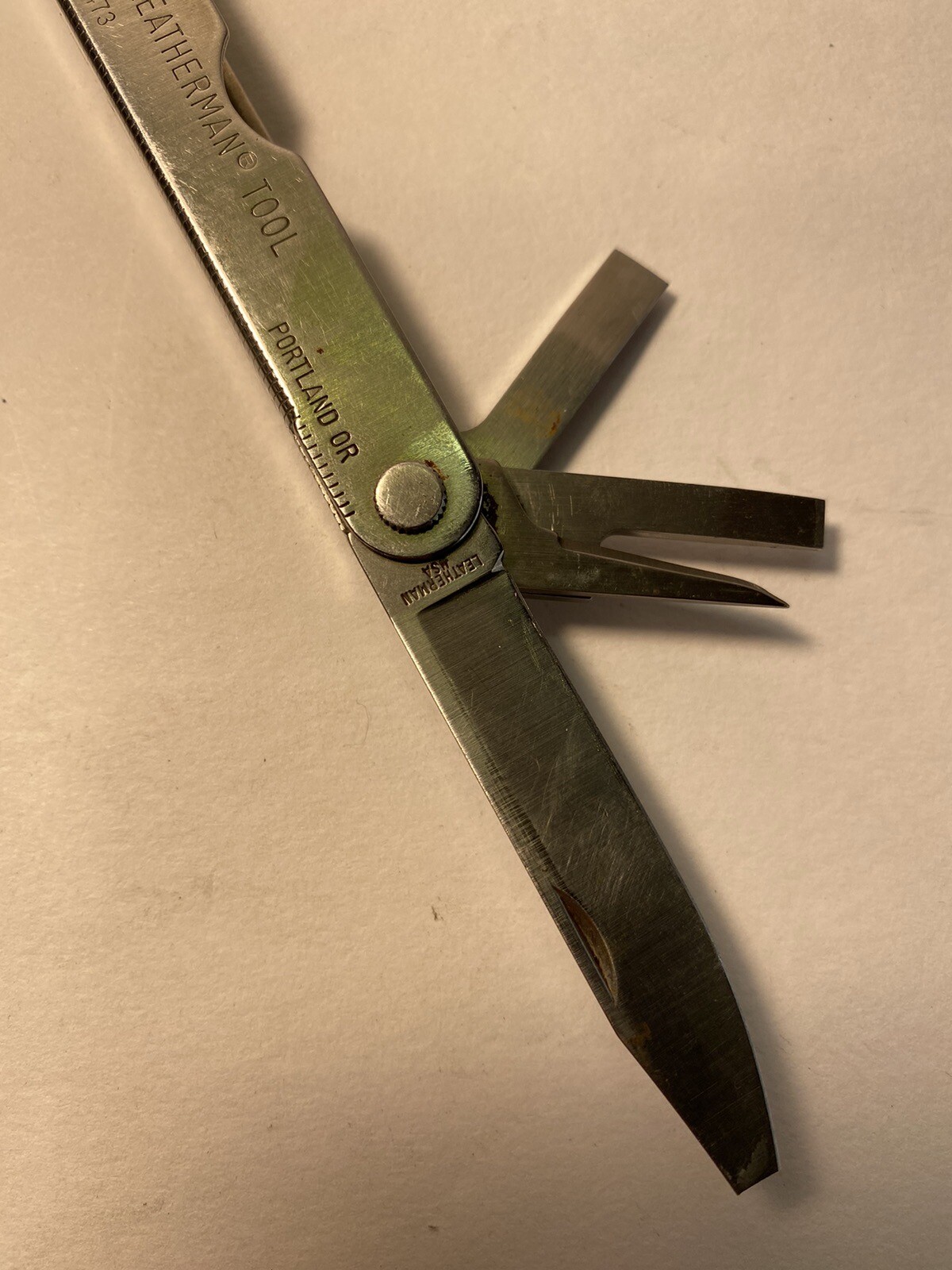 Vintage Leatherman Multi Tool Portland Oregon TM 1325473