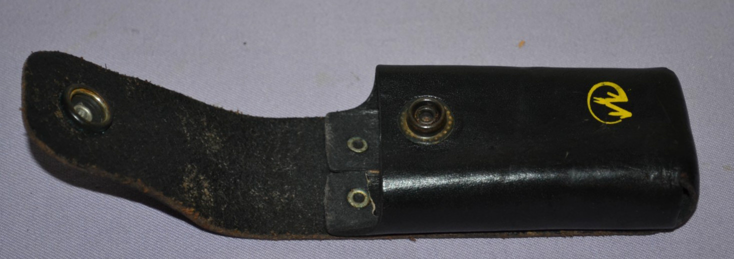 Genuine Leatherman Multi-Tool Black Leather Belt Sheath/Case Only — Good