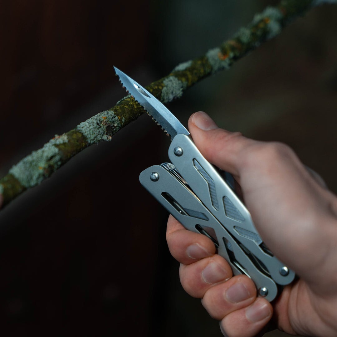All Purpose Multi Tool Compact 10 Tools Stainless Steel TRNDlabs