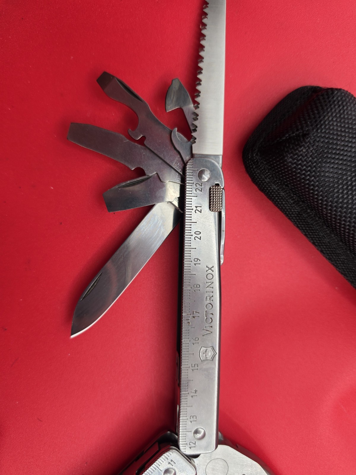 Vintage Victorinox Swiss tool Swiss Army Knife Multi Tool! WITH SHEATH!
