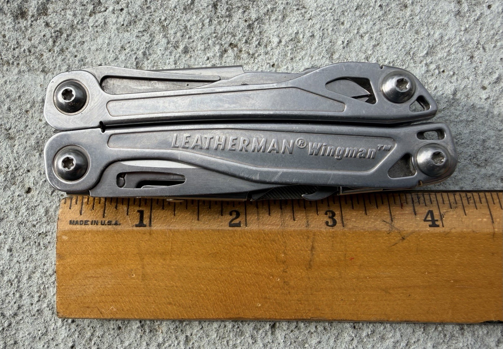 LEATHERMAN WINGMAN 14-IN-1 MULTI-TOOL, PLIERS, SCISSORS, SCREWDRIVER, CLIP, EXC!