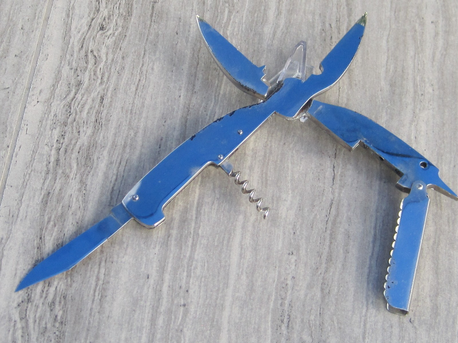FISHERMAN’S FRIEND multi-tool (no sheath) and bonus Camillus pocketknife