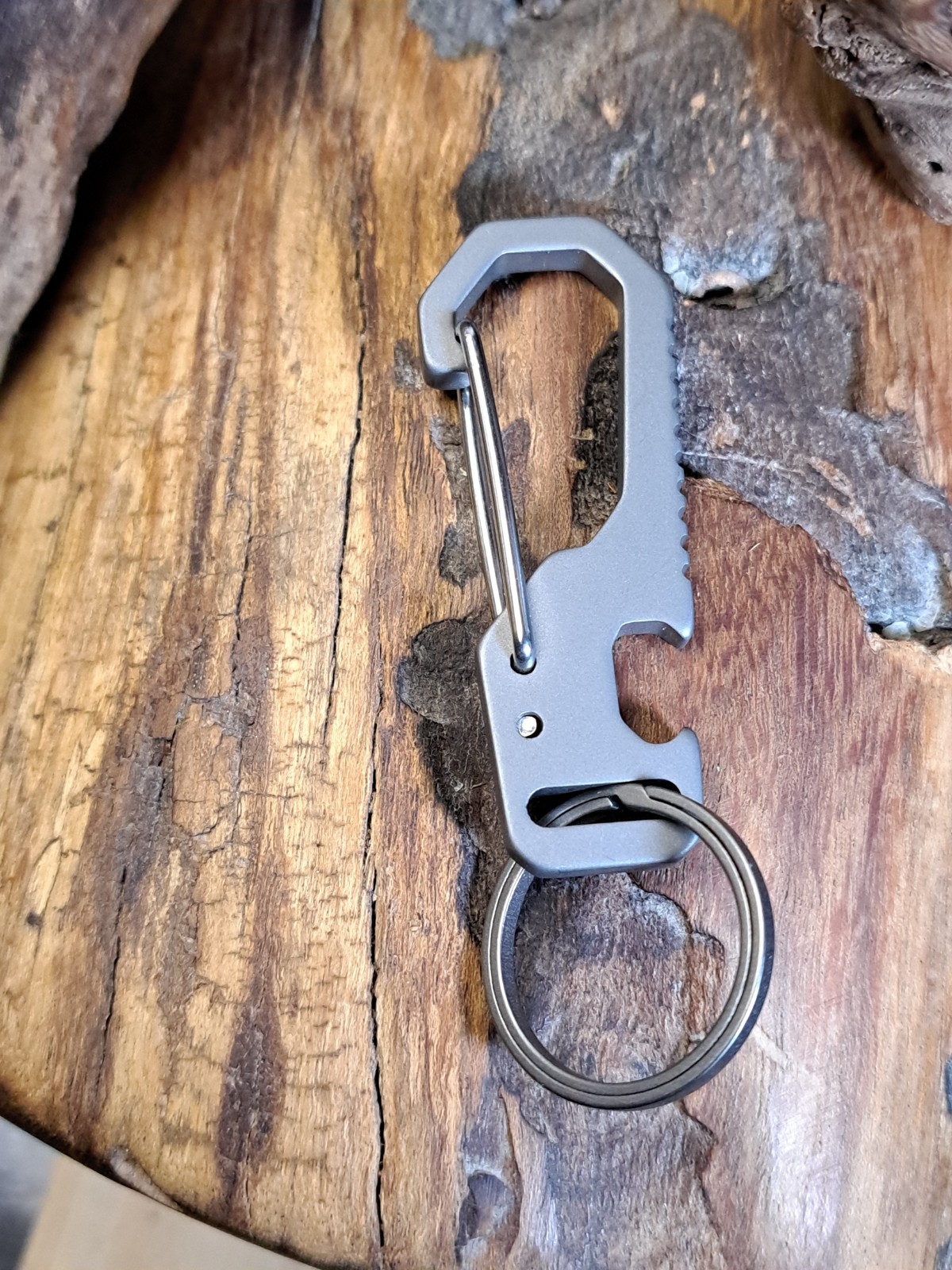 Hiking Series Pro Titanium Carabiner Keychain Multi-Tool