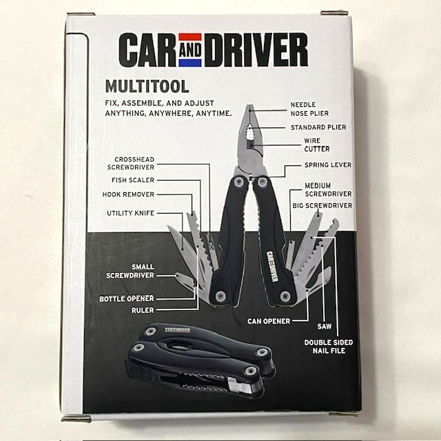Car and Driver 15- Multitools Screwdrivers Pliers Wire Cutter Swiss Army Knife