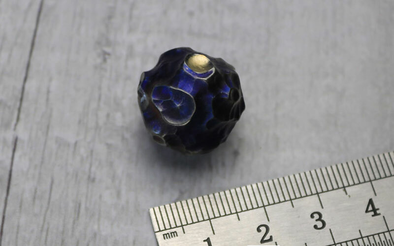 EDC TC4 Titanium Carved Meteorite Lanyard Pendant Bead Key Parachute RopeDIYBead