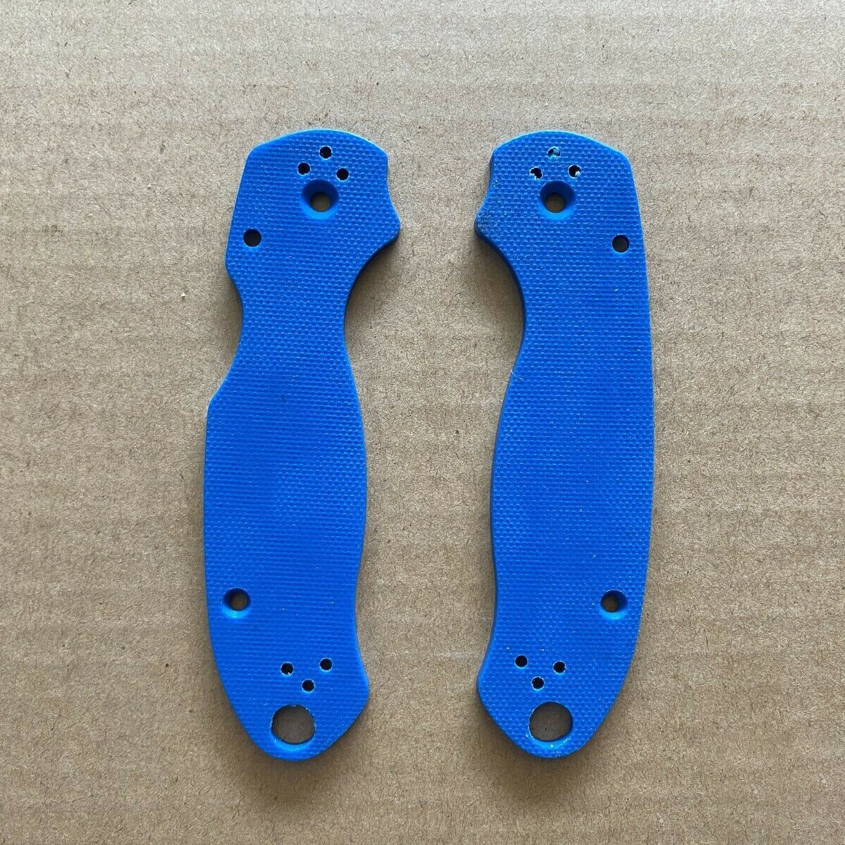 G10 Replacement Scales – Blue For Spyderco Para3