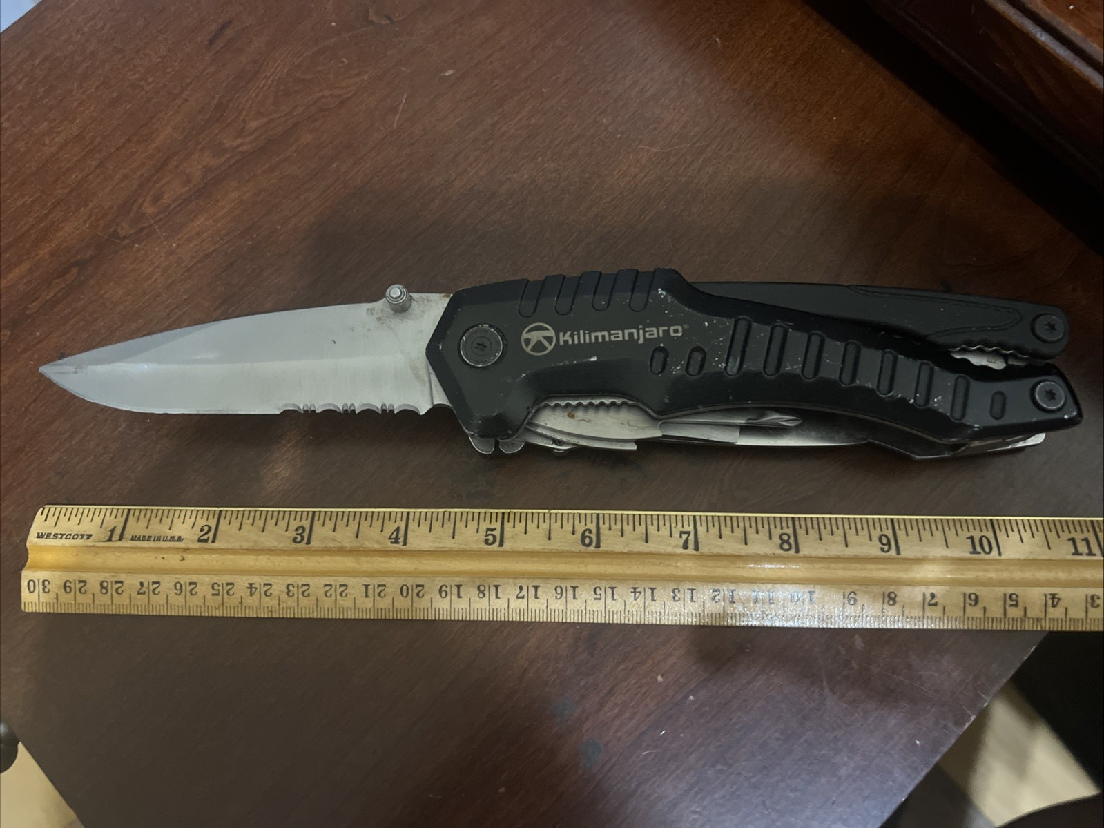 Kilimanjaro Magnus 9-in-1 XL Multi-Tool Folding EDC