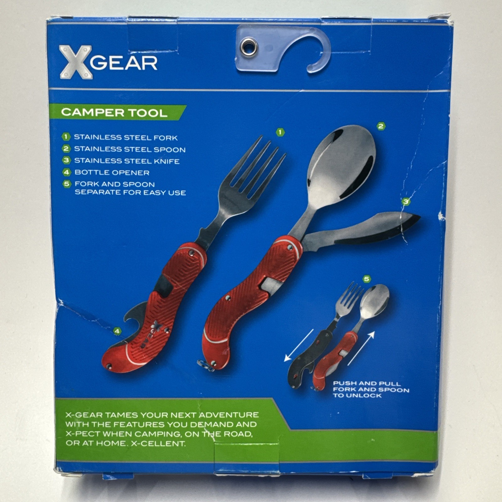 X Gear – Camper Tool, 4 Tools. Stainless Steel, 41xg3060 Style.