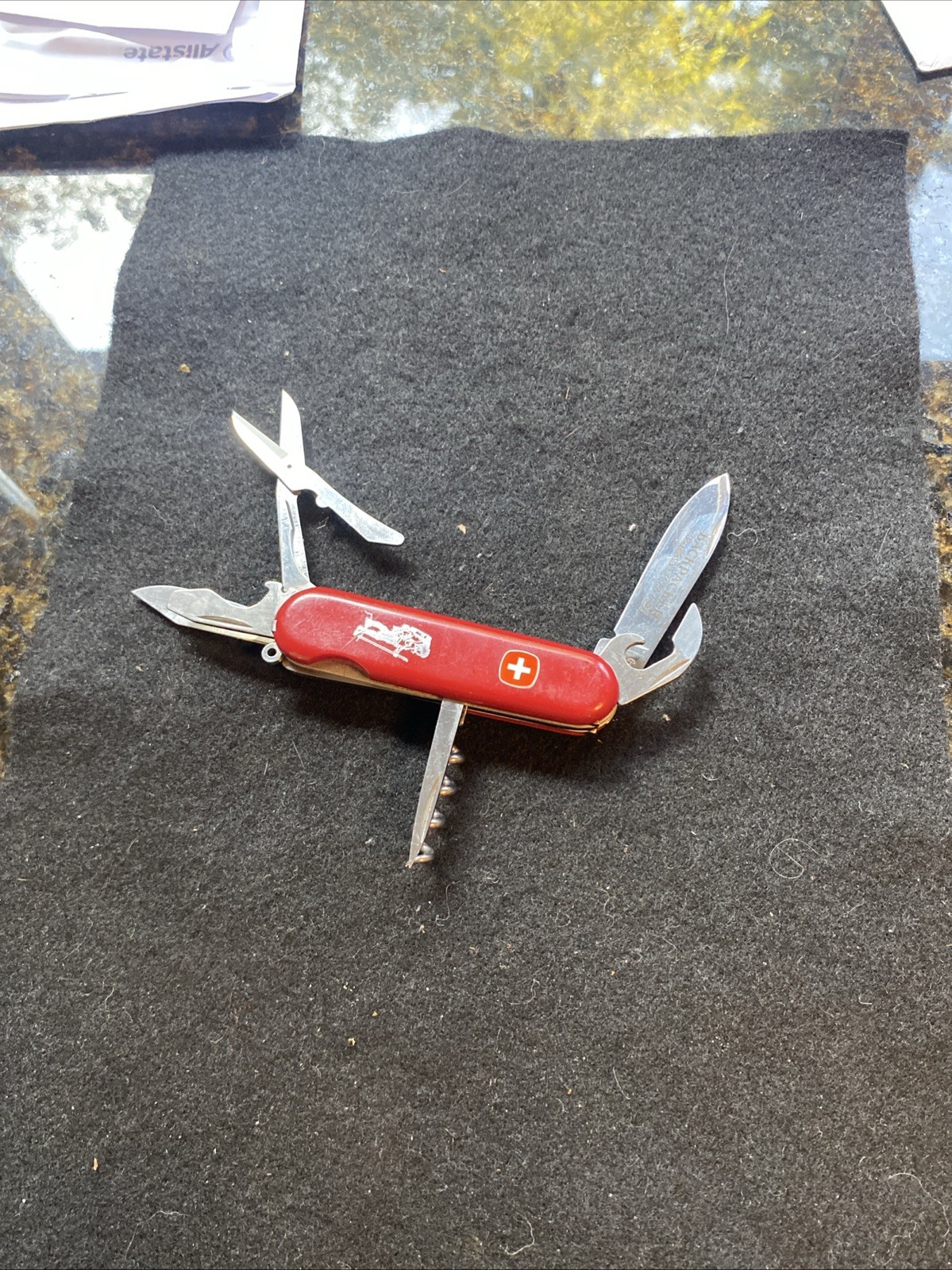 Vintage – Wenger Genuine Swiss Army Knife – Backpacker – Unused – Rare 9 Tools