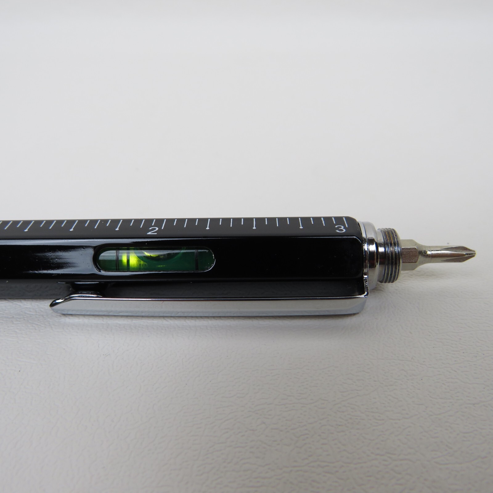 (2) 6 in 1 Multitool Tool Pen Bubble Level Flat Philips Screwdriver Ruler Stylus