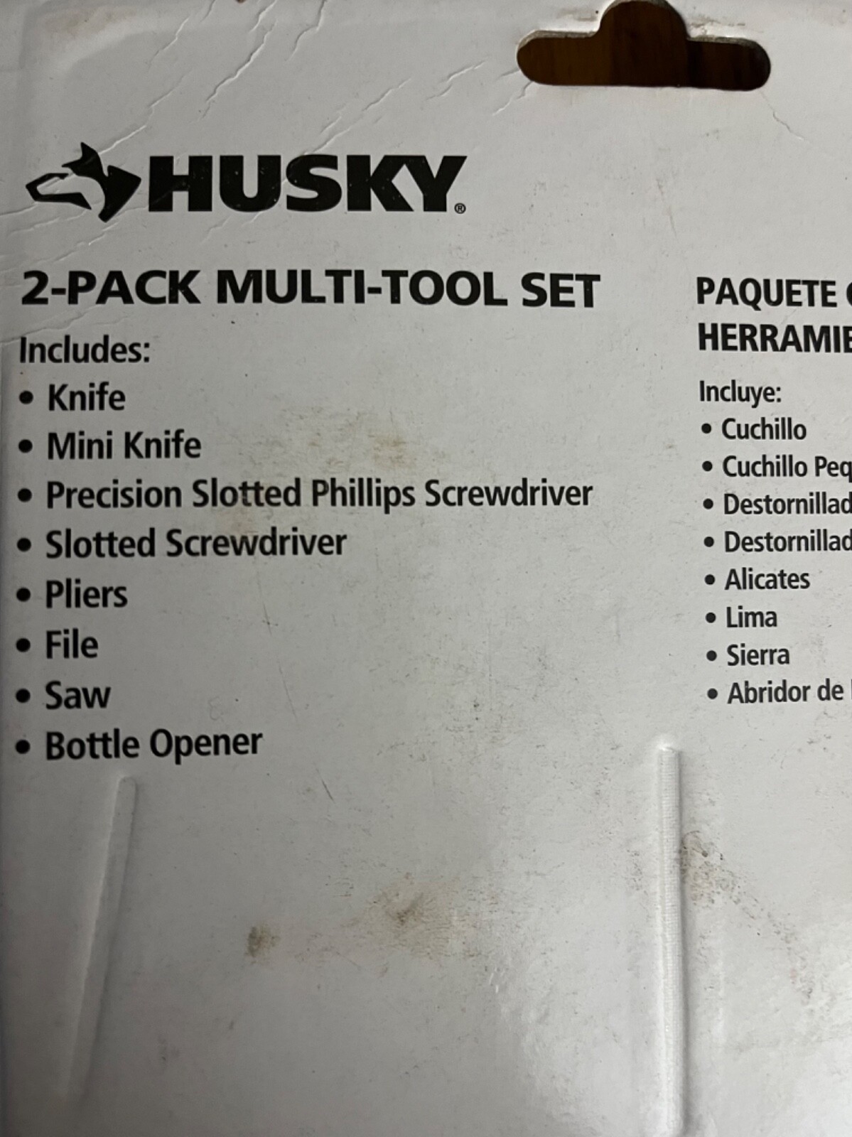 Husky 2-Pack Multi-Tool Set in New in the Package Condition