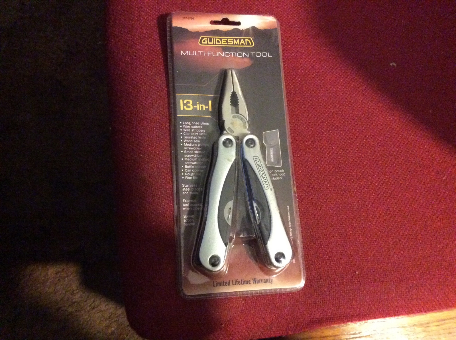 GUIDESMAN MULTI-FUNCTION TOOL 13-in-1 LIMITED LIFETIME WARRANTY