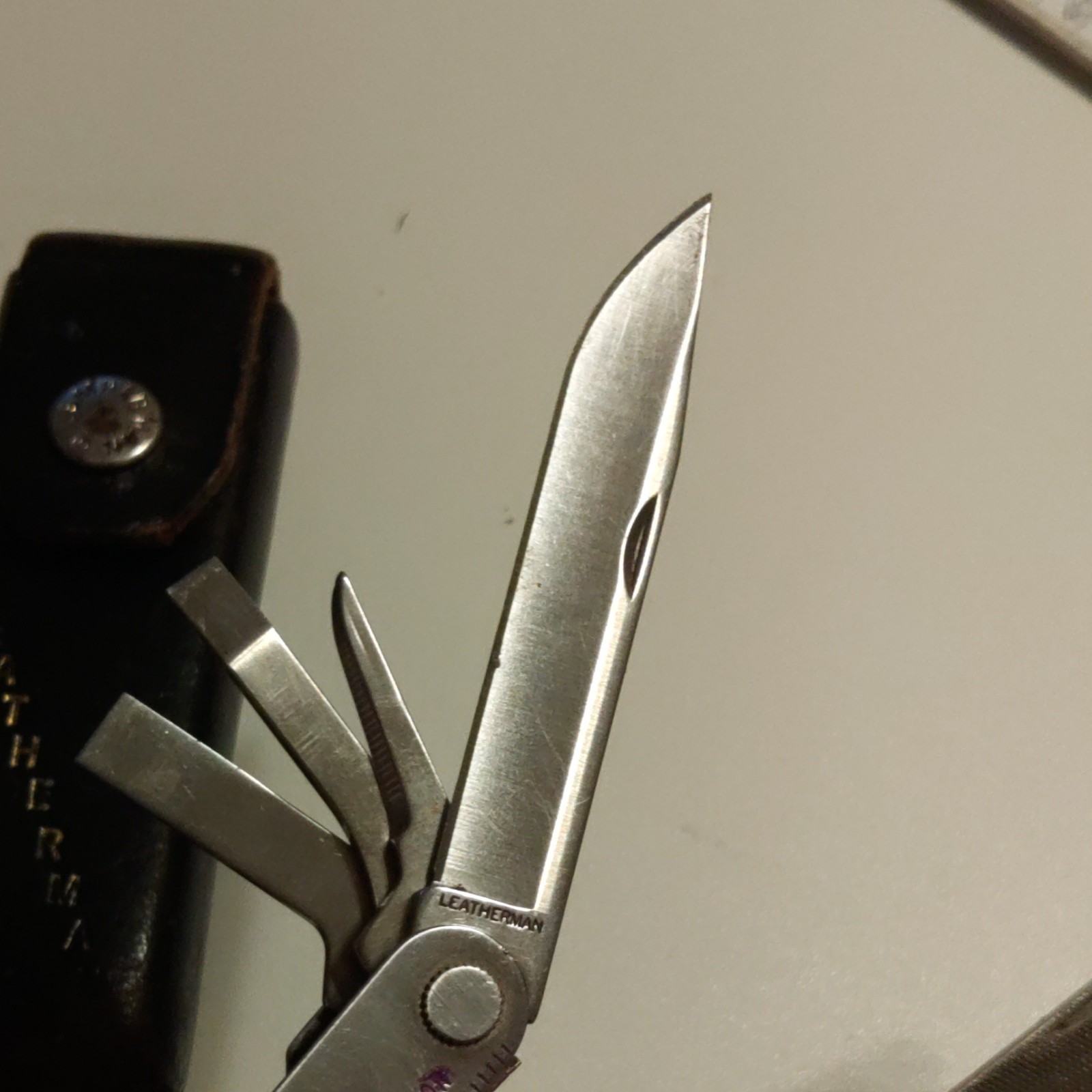 Leatherman Tool Multi-Tool Stainless Steel Silver/Black Sheath Plier Knife File