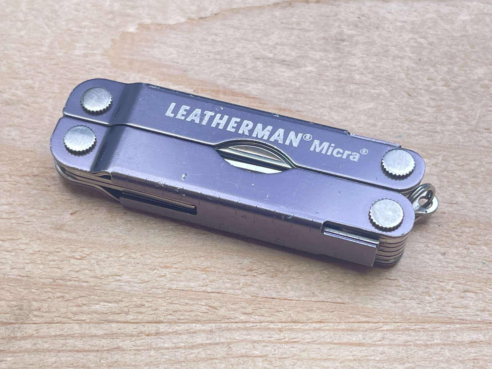 Leatherman Micra Gray Anodized Aluminum Multi-tool Knife 01/17