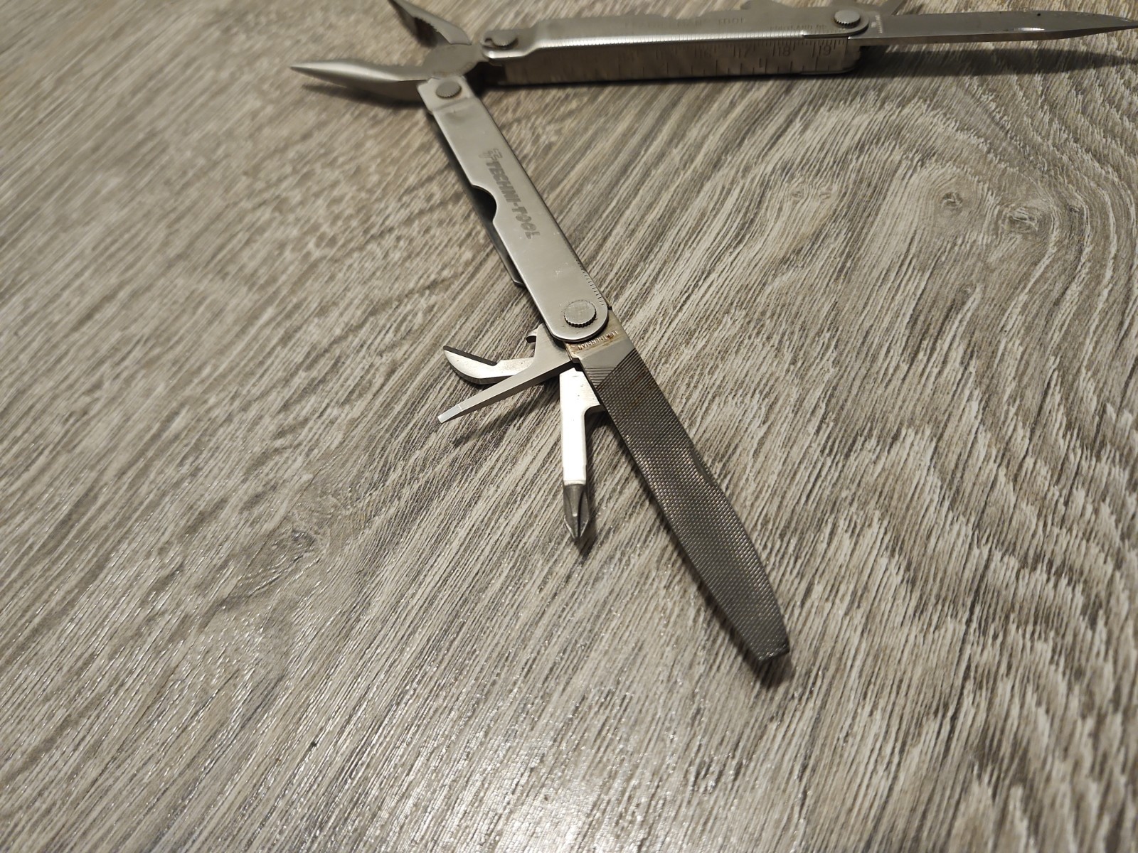 Leatherman Tool – Used, Stainless Steel, Good Condition, Older Model, With Pouch