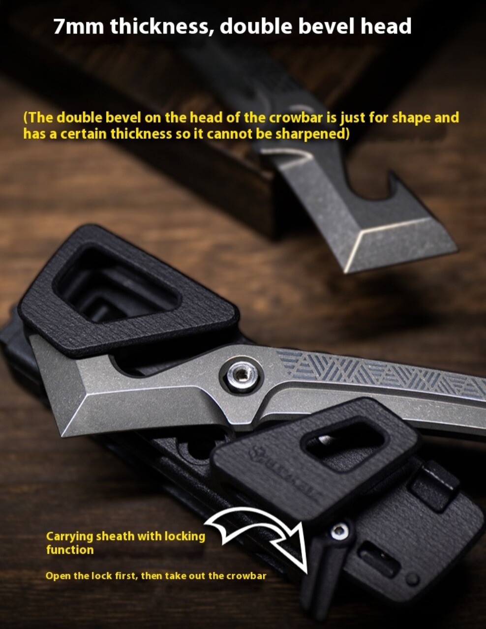 Matrix EDC pry bar Titanium alloy multifunctional Tool.
