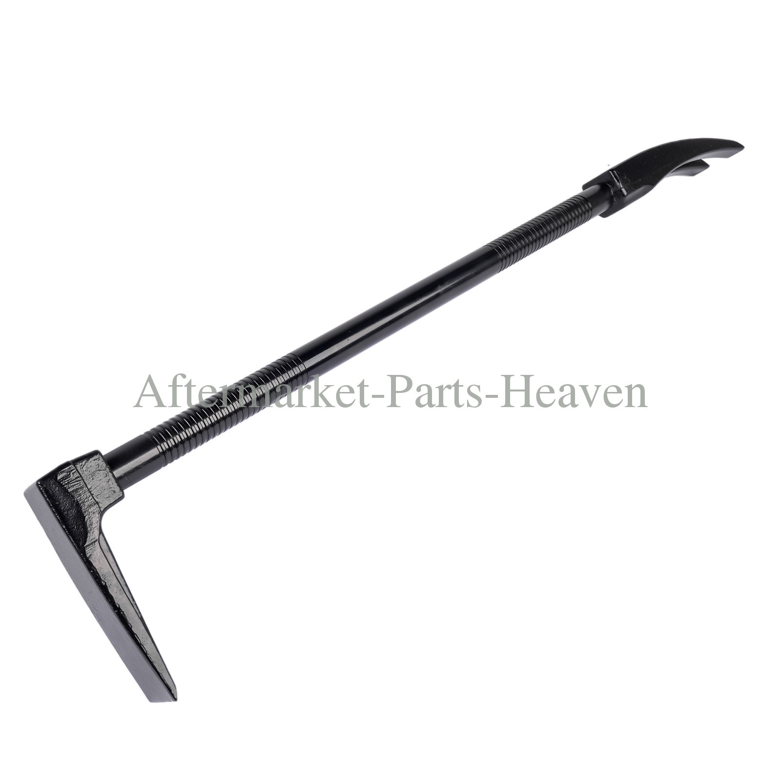 30″ One-Piece Halligan Bar, Firefighter Forced Entry Pry Tool w/ Anti-Slip Grip