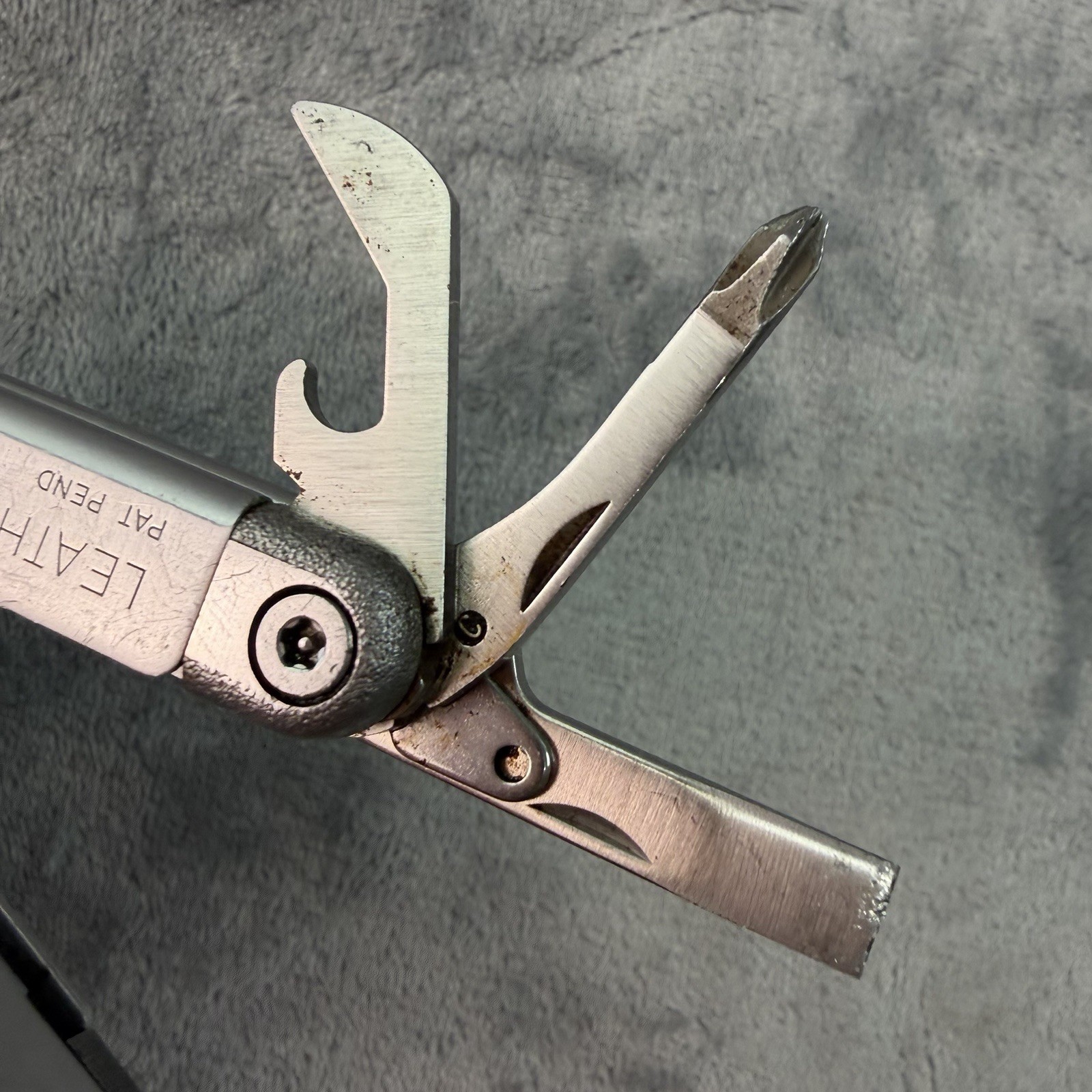 Vtg Leatherman Wave Original Multi Tool Dated 11 98 CABELA’S w New Sheath B455