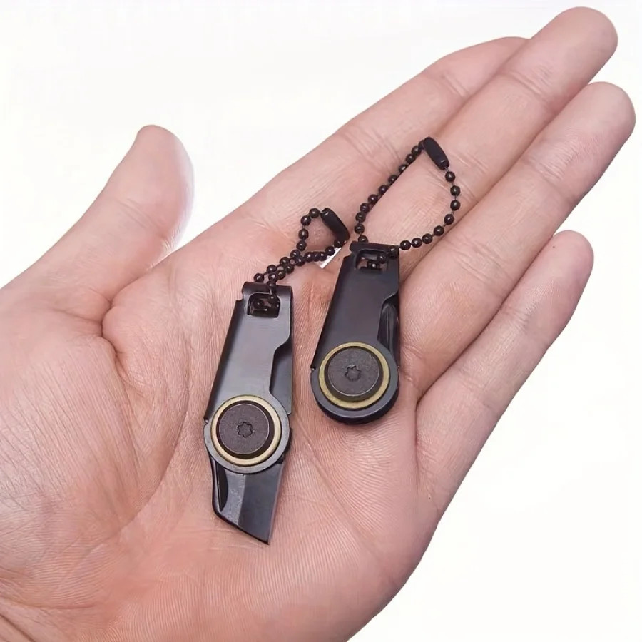 EDC Mini Folding Knife Outdoor Portable Box Cutter Tool Multi-function Camping