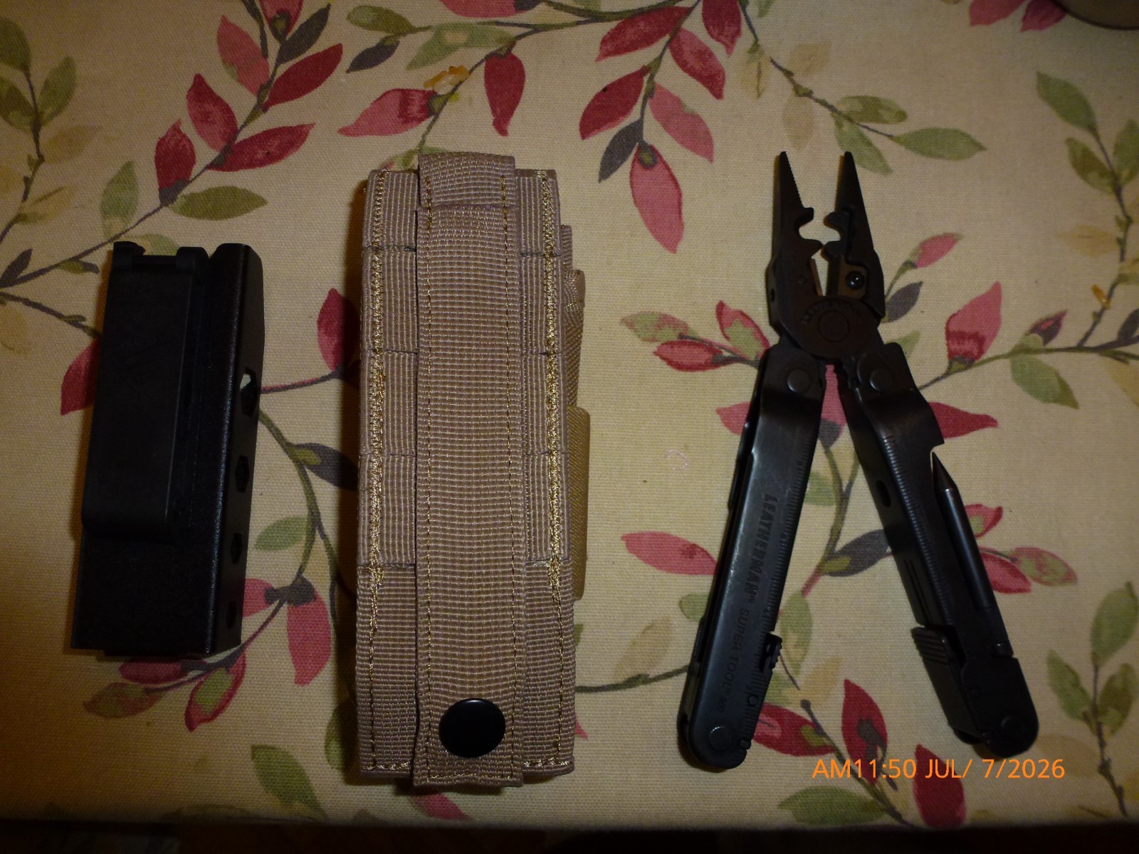 Leatherman Super Tool 300 EOD Multi Tool Black W/Molle Sheath and Clip Holster