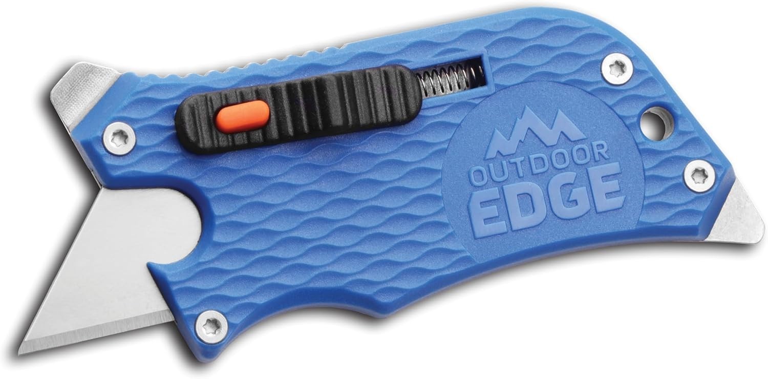 Durable SlideWinder Utility Knife with Multi-Function Pocket Clip & Razor Blade