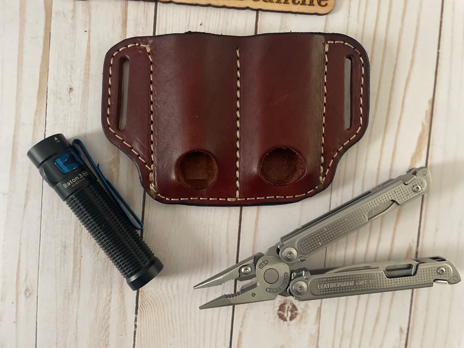Belt Organizer Multitool Leather Sheath Leatherman Sheath Made In USA